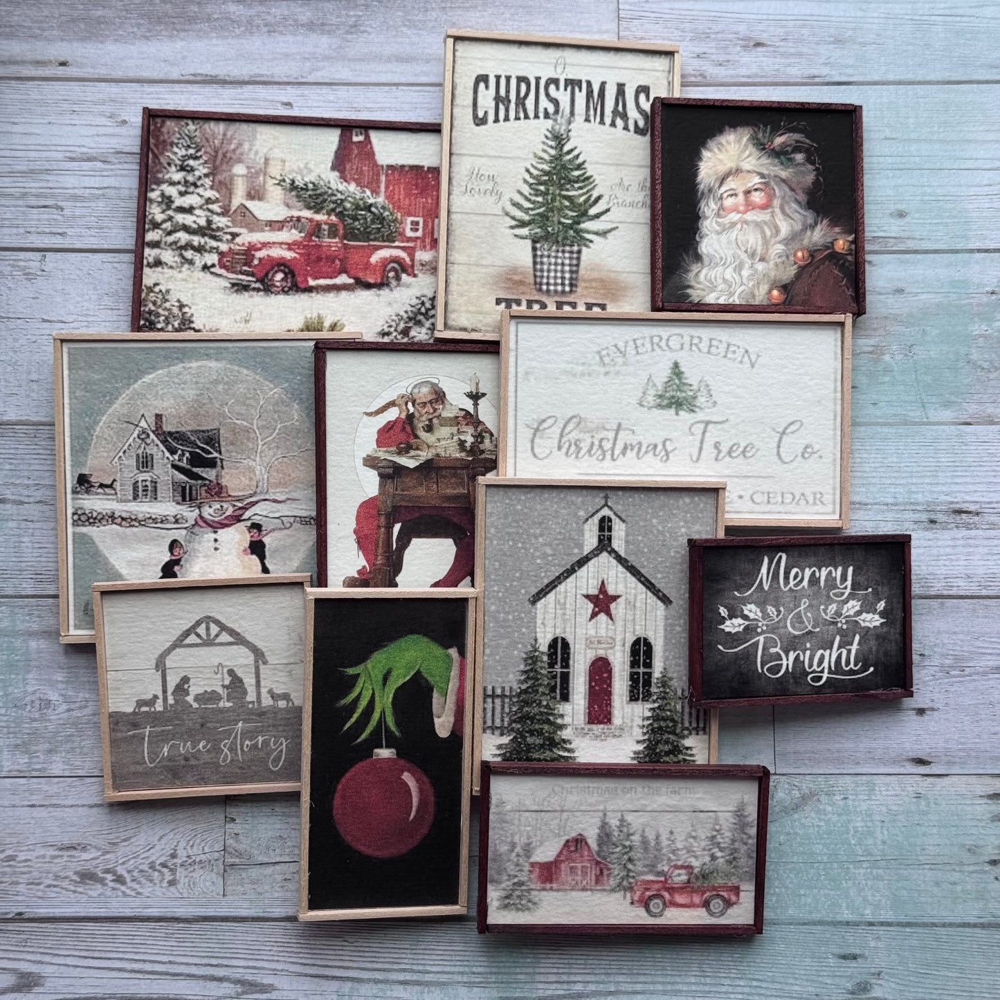 1:6 Scale Framed Christmas Art
