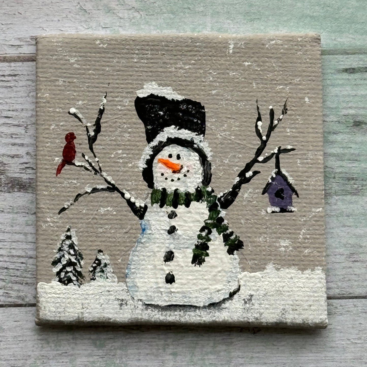 1:6 Scale Paint Night Art Snowman