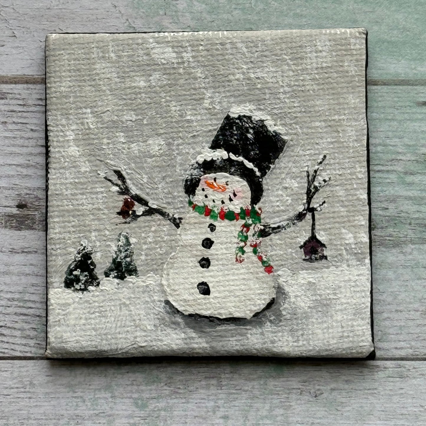 1:6 Scale Paint Night Art Snowman