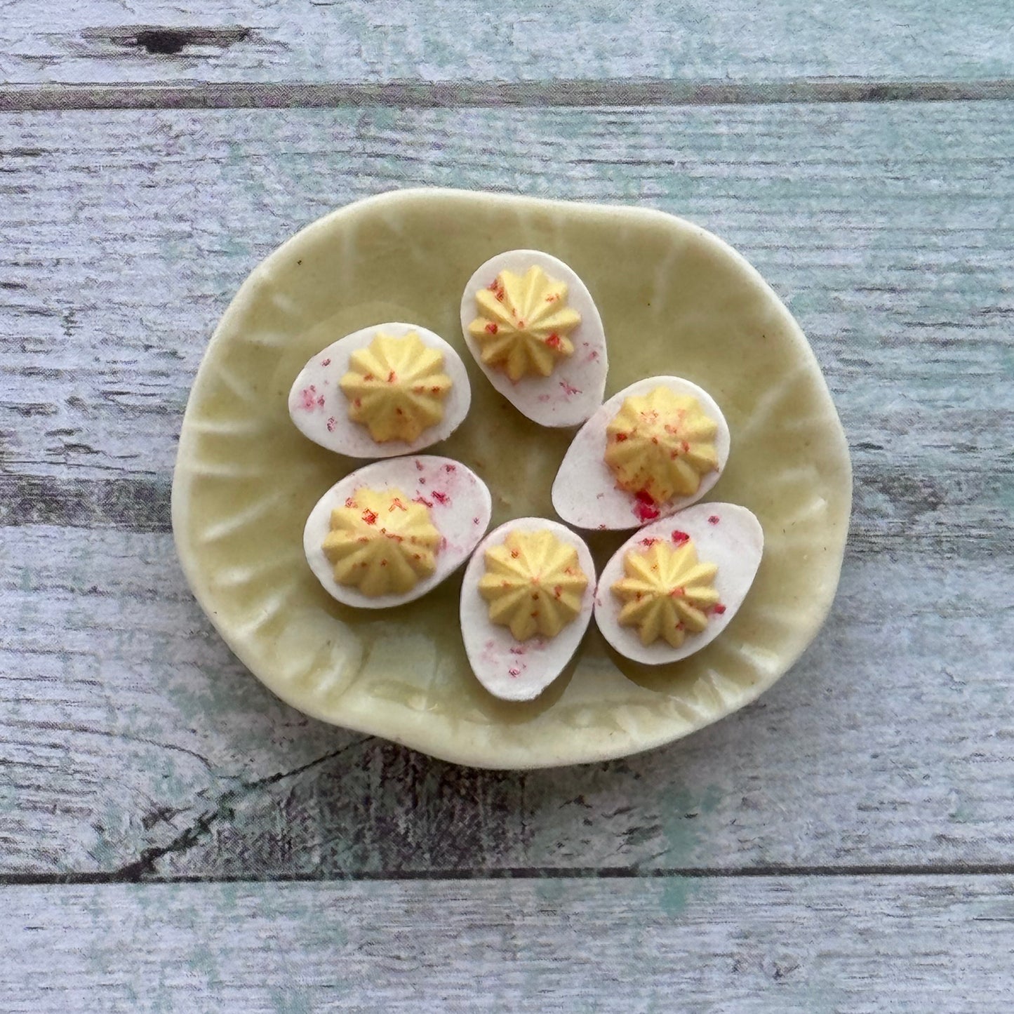 1:6 Scale Deviled Egg Plate PRE-ORDER