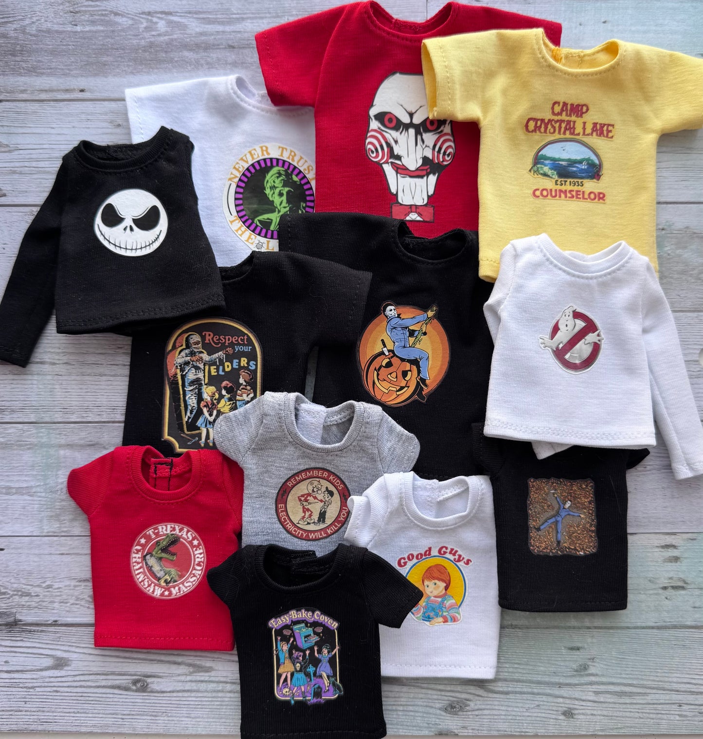 1:6 Scale Halloween Graphic Shirts