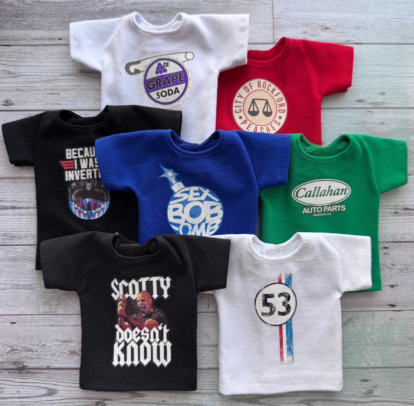 1:6 Scale Movie Graphic Shirts