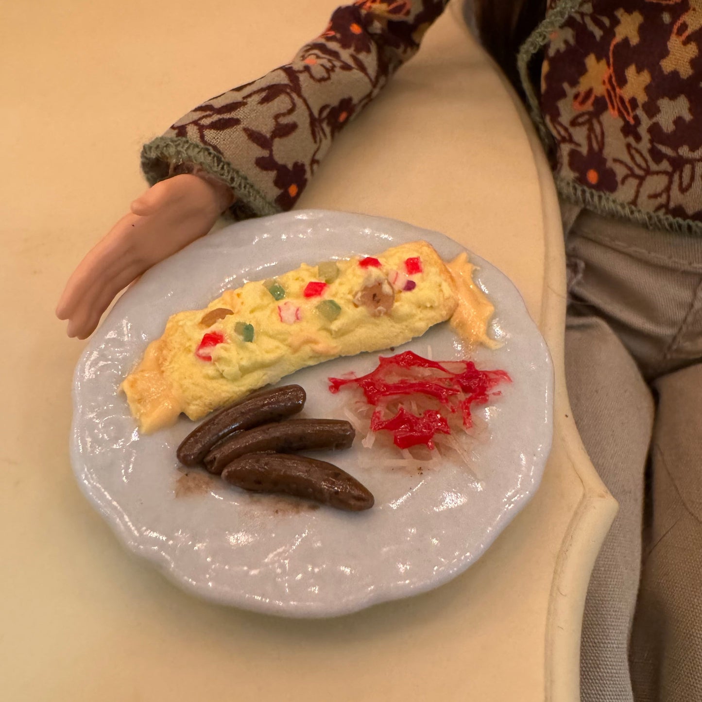 1:6 Scale Egg Omelet