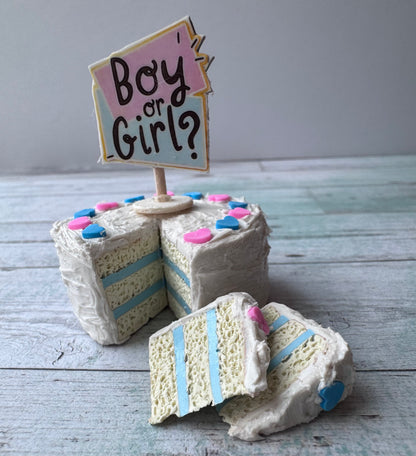 1/6 Scale Gender Reveal Cake Boy