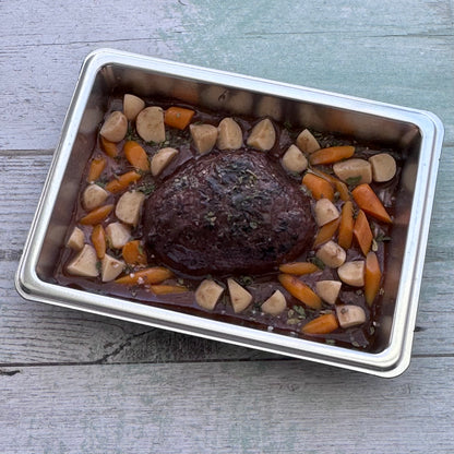 1:6 Scale Roast Beef with Potatoes and Carrots