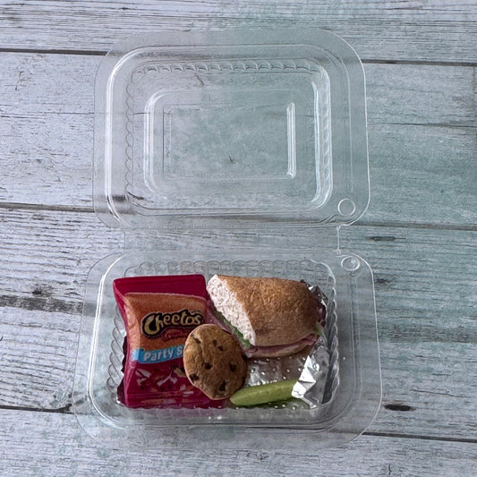 1:6 Scale Deli Boxed Lunch Ham and Cheese