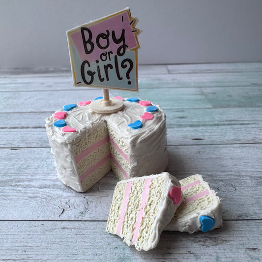 1:6 Scale Gender Reveal Cake Girl