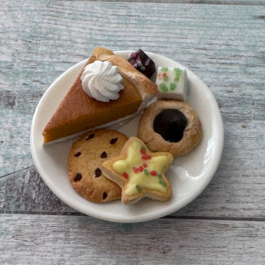 1:6 Scale Loaded Dessert Plate