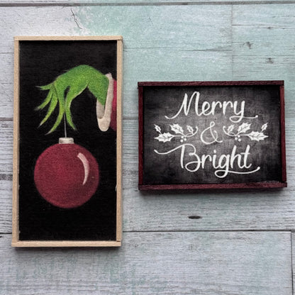 1:6 Scale Framed Christmas Art
