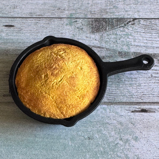 1:6 Scale Skillet Cornbread