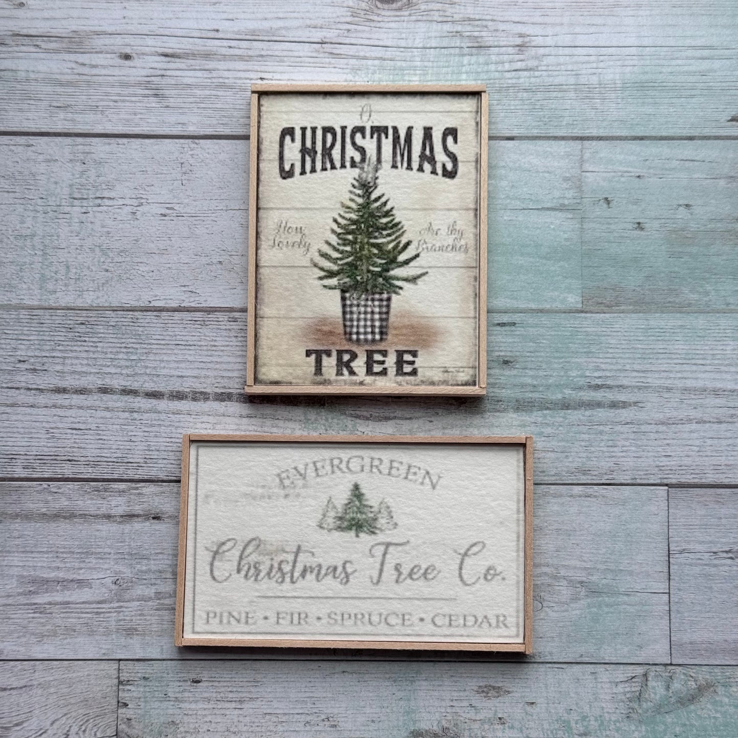 1:6 Scale Framed Christmas Art