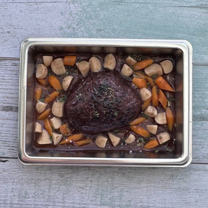 1:6 Scale Roast Beef with Potatoes and Carrots