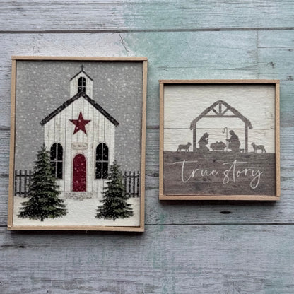 1:6 Scale Framed Christmas Art