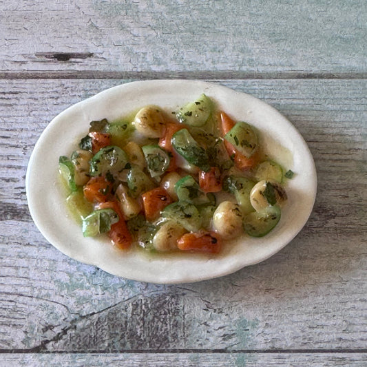 1:6 Scale Roasted Vegetables in Butter Sauce