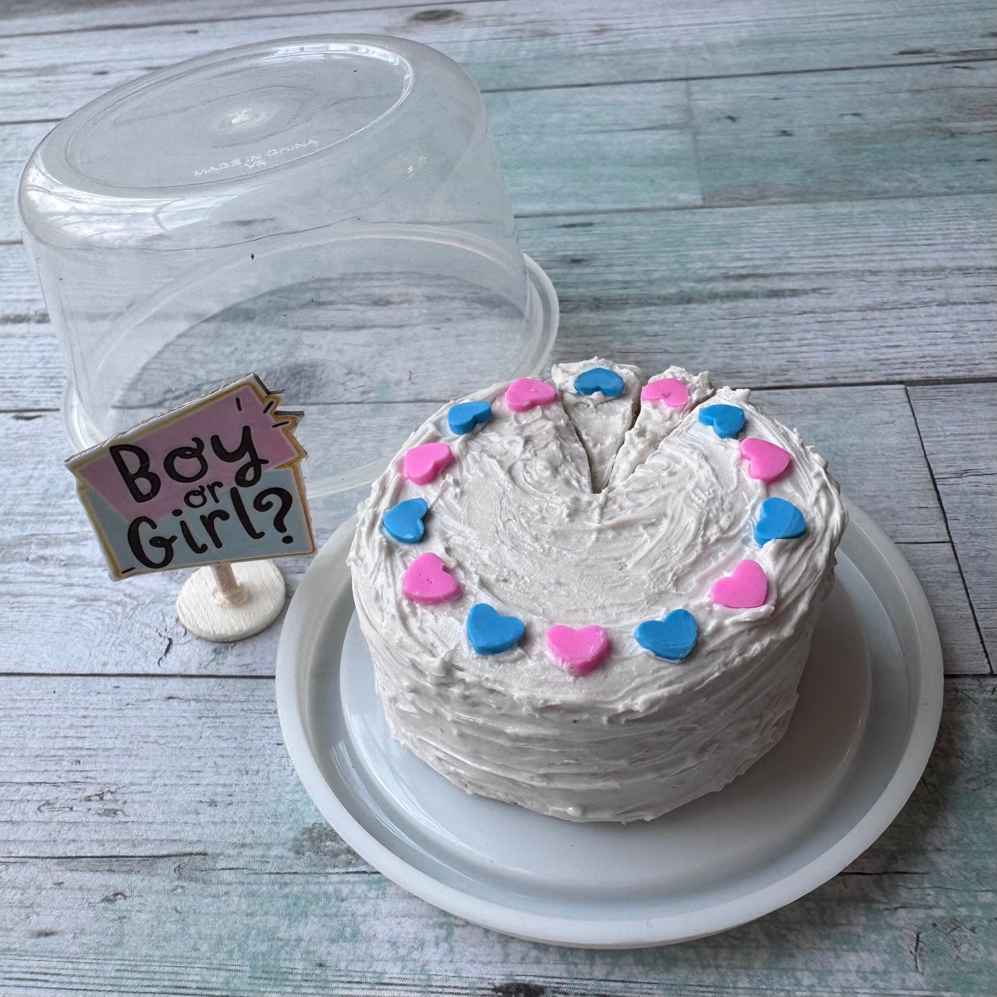 1:6 Scale Gender Reveal Cake Girl
